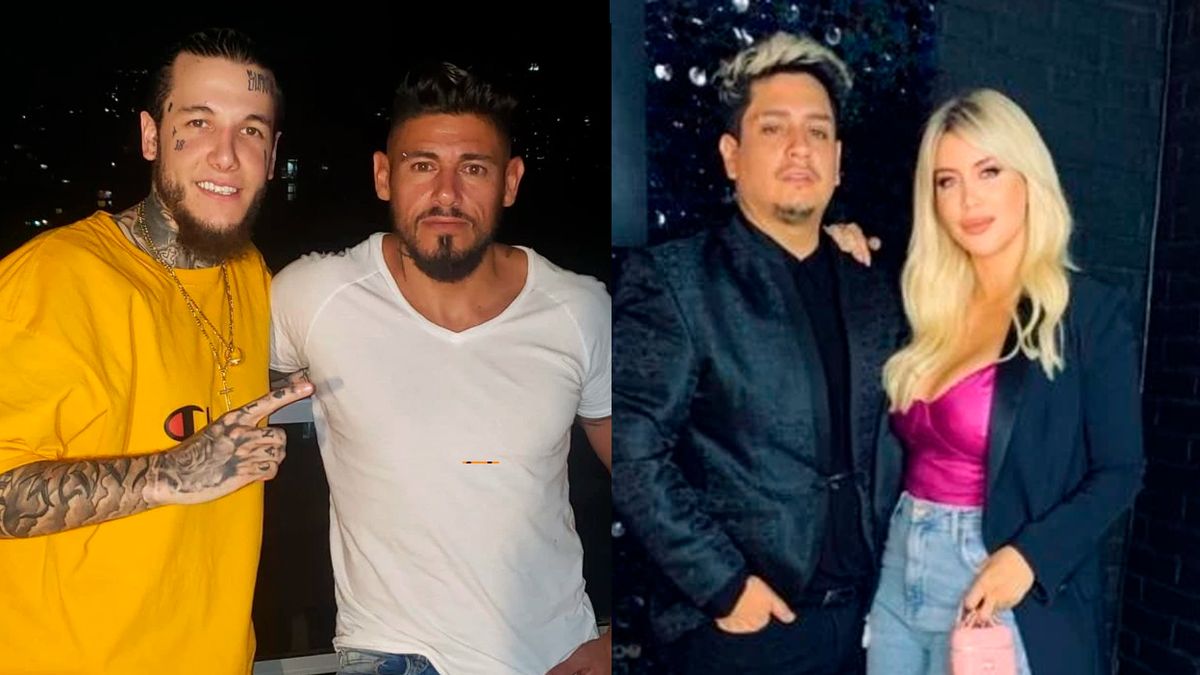 Inesperada guerra entre el peluquero de Alex Caniggia y el íntimo amigo de Wanda Nara.