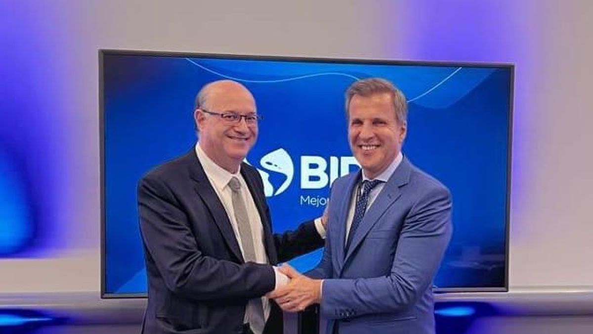 Martín Redrado y Ilan Goldfajn. titular del BID, en Estados Unidos (Foto: Prensa MartÌn Redrado).