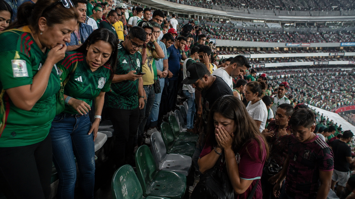 Pánico en el Mundial: un video del Estadio Azteca mostró una falla en su estructura que preocupa a miles de hinchas