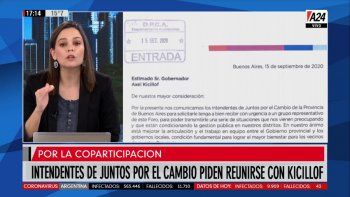 Intendentes de Juntos por el Cambio pidieron reunirse con Kicillof para blanquear la coparticipación