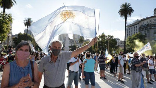 Emocionado y contento: Mauricio Macri respaldó la marcha contra el Gobierno