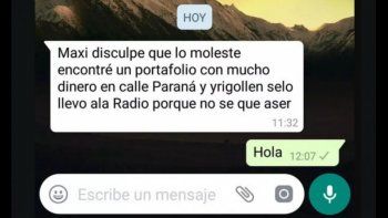 Cómo piensa el changarín que encontró un maletín con 500.000 dólares, lo devolvió, y no aceptó 1 millón de pesos de agradecimiento