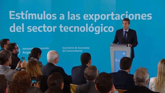Dólar tecno: Sergio Massa anunció medidas para aumentar a u$s10 mil millones las exportaciones tecnológicas