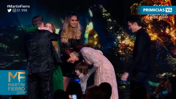 Martín Fierro 2019: Los 5 hijos de Tinelli le entregaron el premio homenaje por los 30 años de tv