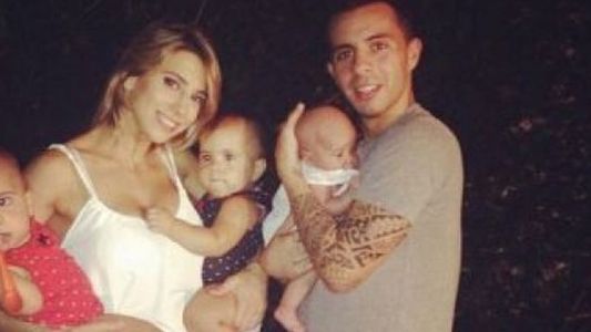 Cinthia Fernández y Matías Defederico pasaron Año Nuevo en familia