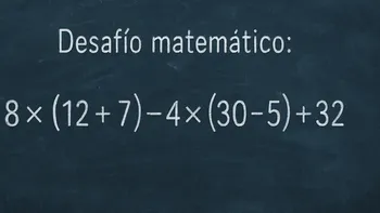 Desafío Matemático: probá resolver esta cuenta antes de responder