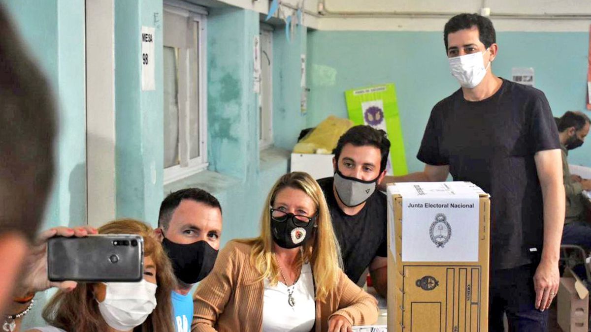 Wado de Pedro votó en Mercedes.&nbsp;