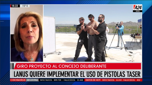 Grindetti quiere usar las Taser en Lanús: No es lógico seguir discutiendo con un sesgo meramente ideológico