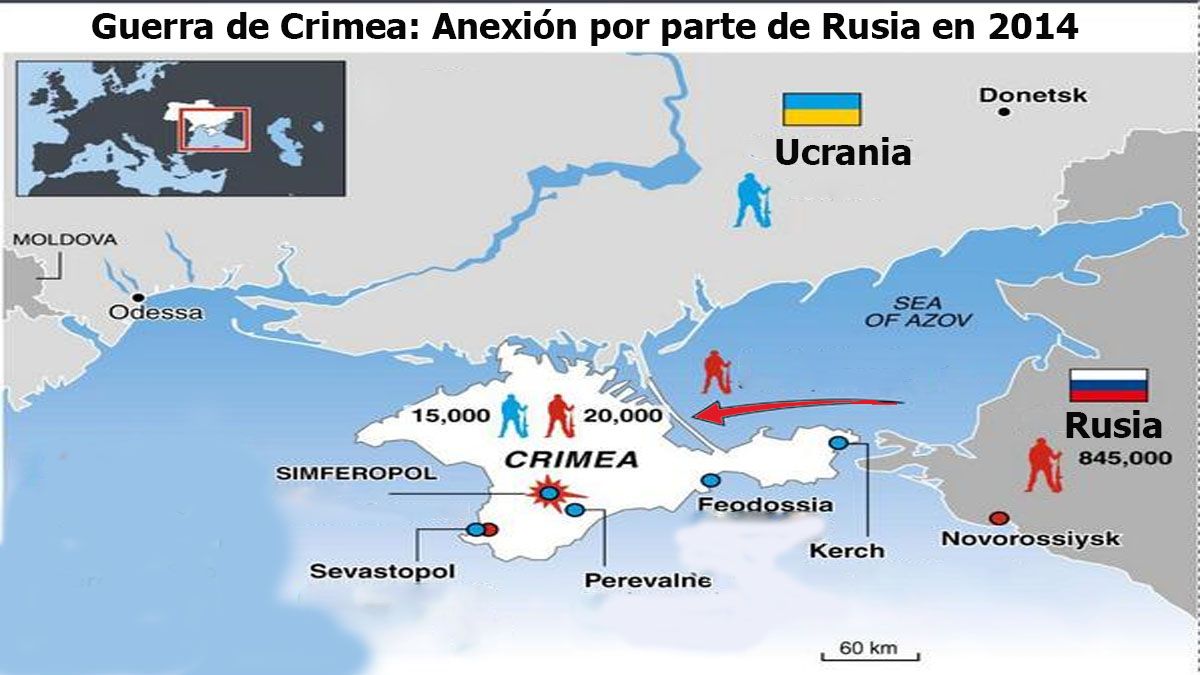En 2014, Putin invadió Crimea, se la despojó a Ucrania y pasó a formar parte del territorio ruso (Foto: Archivo)