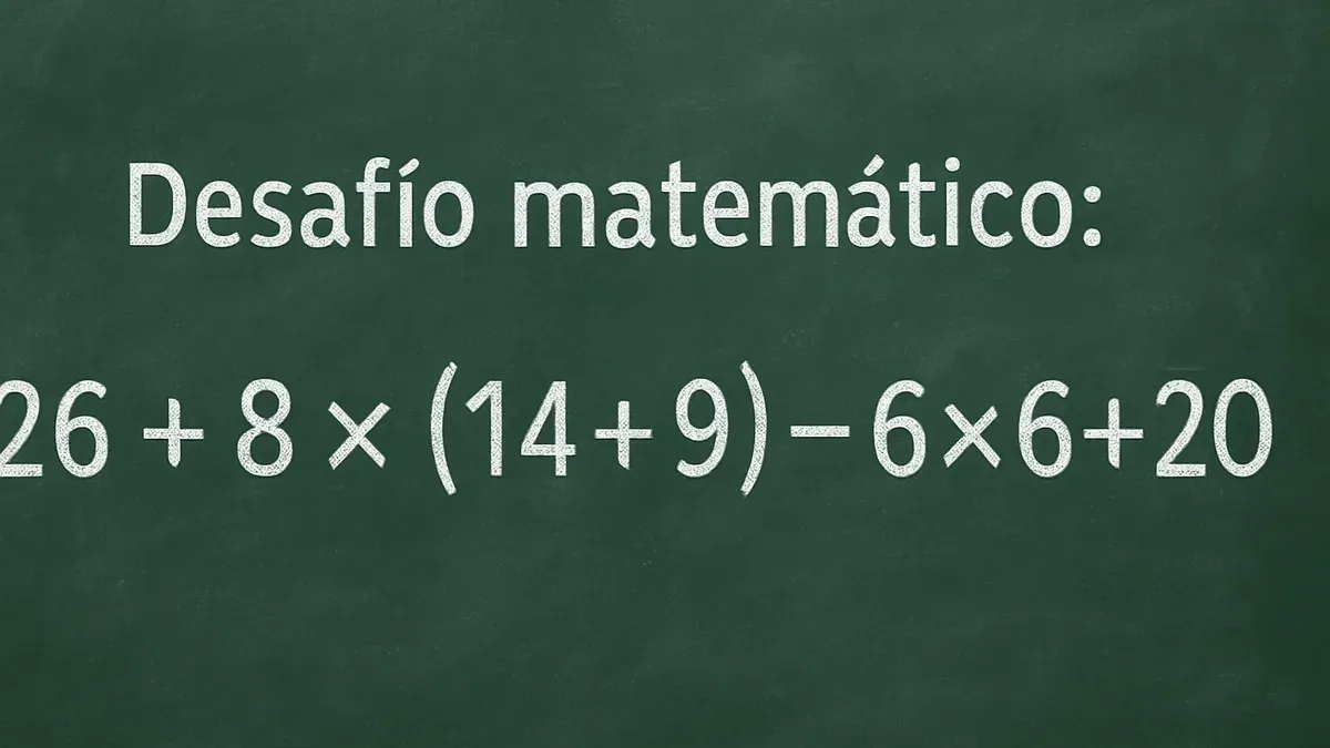 La regla esencial para resolver este desafío matemático es conocido como PEMDAS (por sus siglas en inglés) o jerarquía de operaciones.