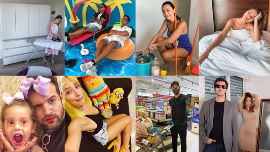 Así viven la cuarentena los famosos