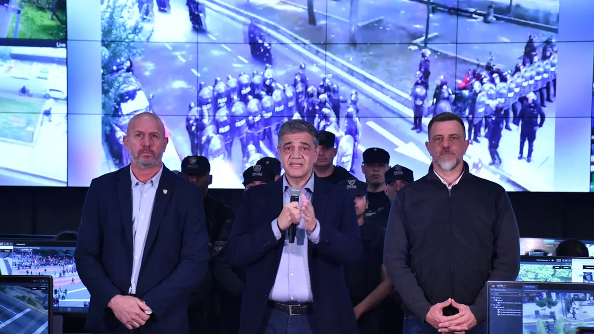 Jorge Macri felicitó a sus fuerzas de seguridad porteñas. (Foto: archivo)
