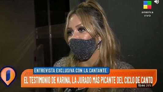 Karina, La Princesita habló de sus cruces con Oscar Mediavilla y del video del Polaco con Natalie Pérez