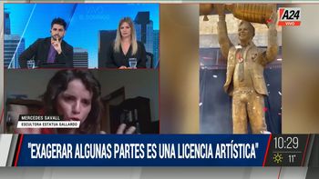 Habló con A24 la escultora de la estatua de Marcelo Gallardo: Me pidieron que exagere esa parte