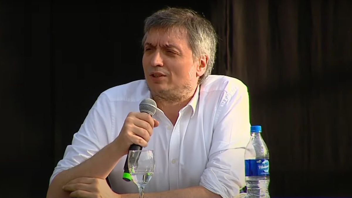 Máximo Kirchner encabezó un acto militante en Morón (Foto: Captura).