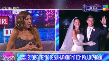 catherine fulop recordo la emocion de ova sabatini en la boda de su hija oriana con paulo dybala