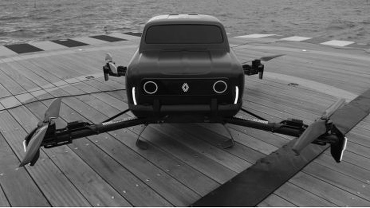 Renault se ha unido al centro de diseño TheArsenale para crear el showcar futurista AIR4