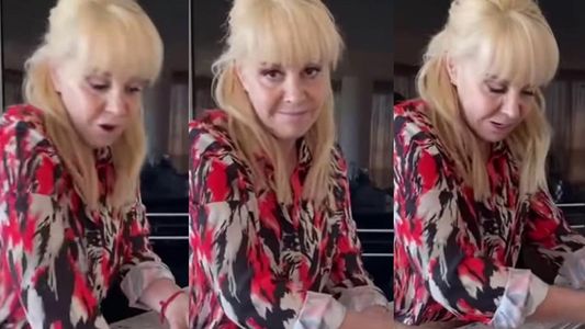 Claudia Villafañe se mostró de entrecasa en un video haciendo tareas domésticas: “No todo es televisión”