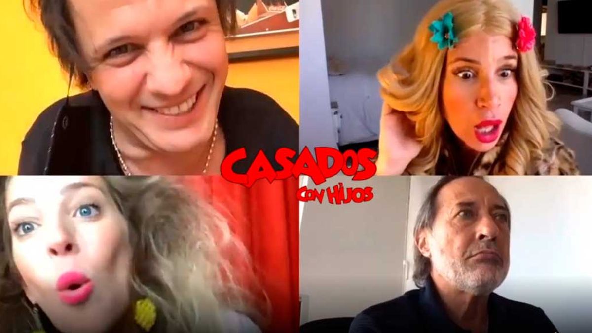 La desopilante videollamada de Pepe, Moni, Paola y Coqui de Casados con  hijos