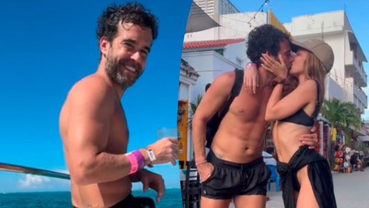 La novia de Nicolás Cabré mostró la Intimidad de su viaje juntos al Caribe