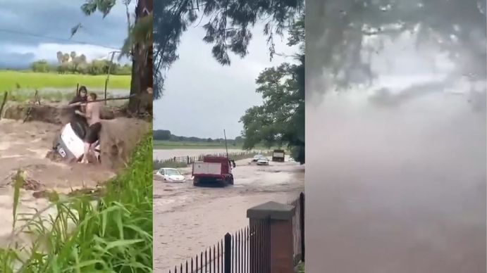 Temporal en Salta: los videos de las inundaciones, rutas cortadas y rescates dramáticos
