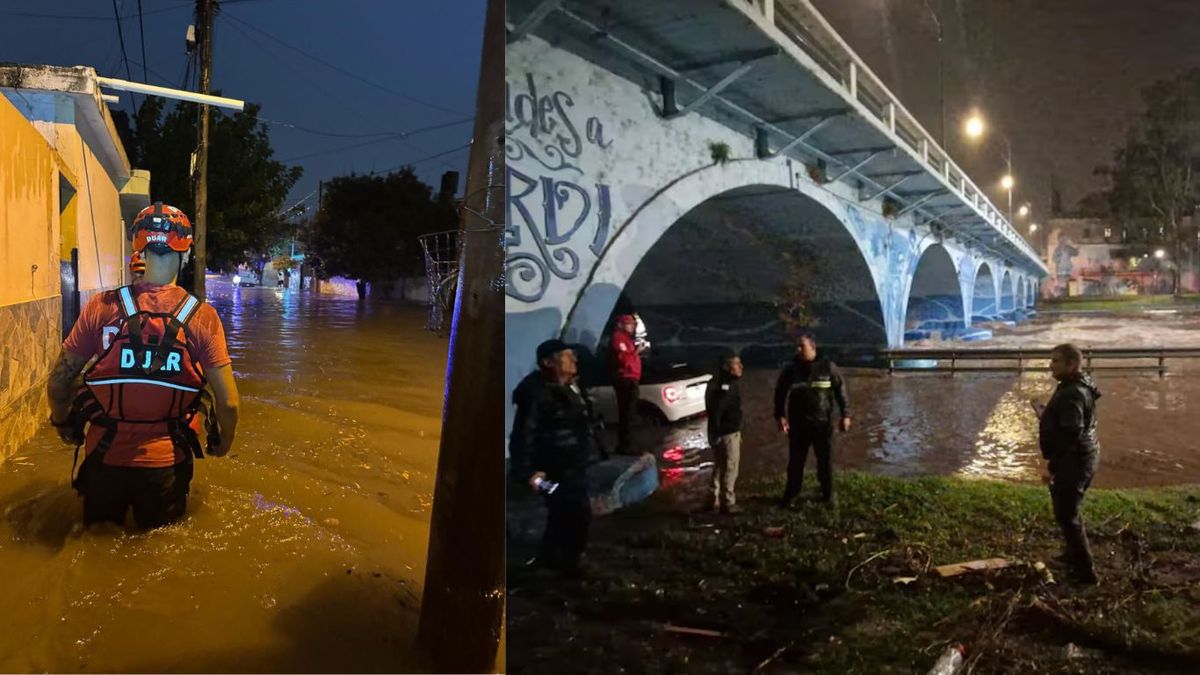 Inundaciones en Córdoba: barrios bajo el agua