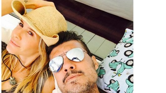 Valdés, Tinelli y Lorenzo descansan en la playa