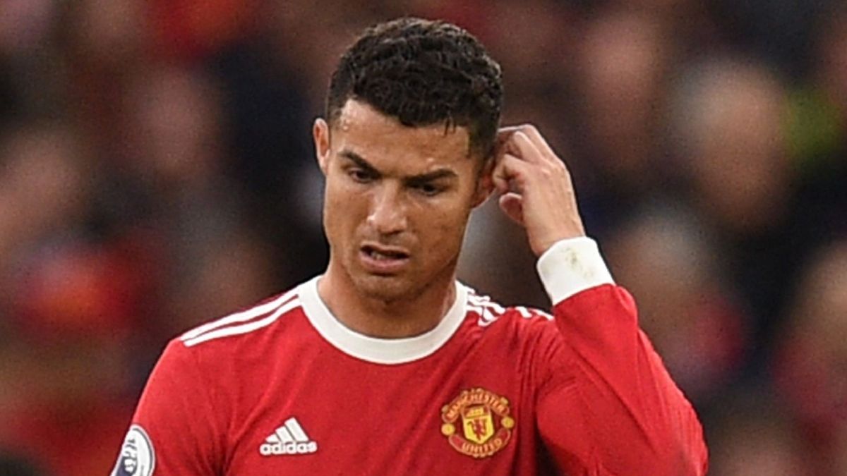 Cristiano Ronaldo no tuvo un buen partido en los Diablos Rojos.