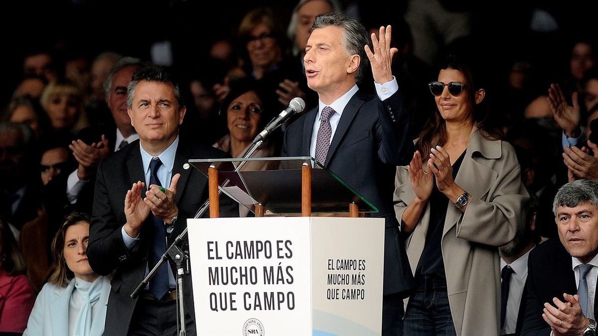 Mauricio Macri visitó La Rural y habló de la posible llegada de Sergio