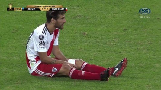 La lesión de Ponzio, que debió ser reemplazado por Enzo Pérez