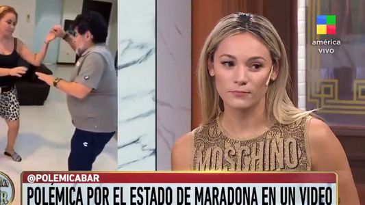Rocío Oliva habló del polémico video de Diego Maradona bailando cumbia que se viralizó