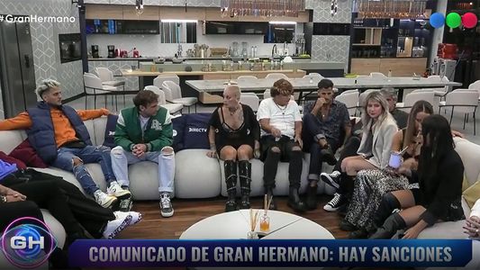 Las severas sanciones que recibieron dos participantes de Gran Hermano en plena gala de nominación