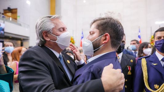 Alberto Fernández recibirá este lunes a Gabriel Boric en el primer viaje al exterior del mandatario chileno