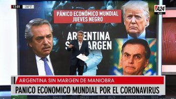 Pánico económico mundial, en un jueves “negro” para los mercados