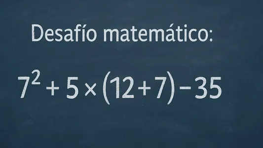 Desafío matemático: ¿en cuánto tiempo lográs resolverlo?