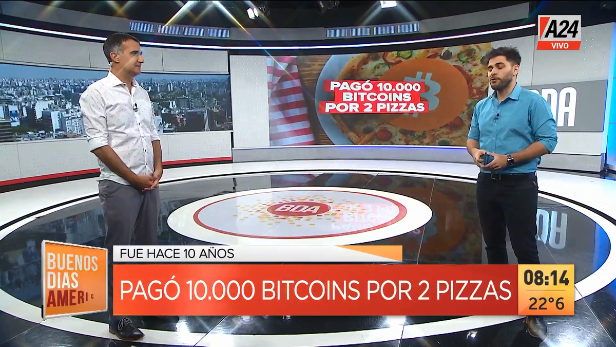 Pagó 10.000 bitcoins por 2 pizzas grandes