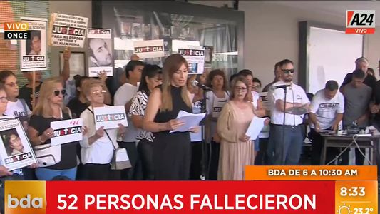 Tragedia de Once: familiares de las víctimas volvieron a escuchar la sirena a las 8:32