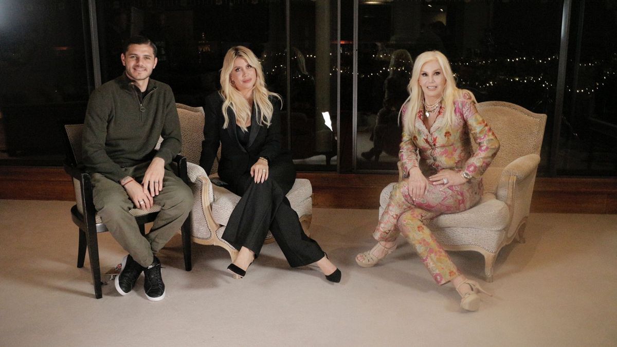 Wanda Nara con Susana Giménez