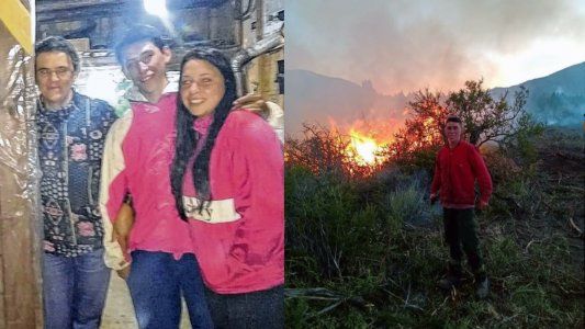 Incendios en Chubut: la historia del bombero que no llegó a salvar su casa
