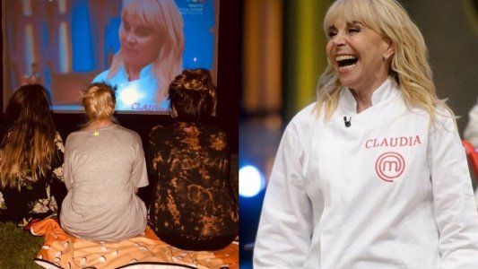 Así vivió Claudia Villafañe la final de MasterChef Celebrity con Dalma y Gianinna: Juntas y a la par