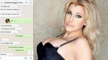 Aparecen chats donde Charlotte Caniggia confirma que Loan le pegó
