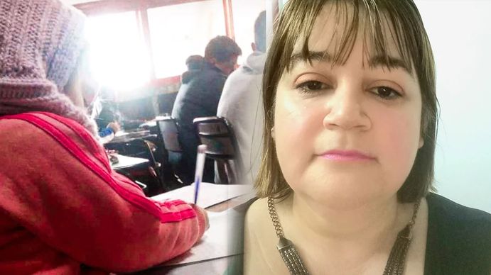 La reacción de la directora cuando una alumna de 17 llevó a su hija a clases porque no tenía con quién dejarla