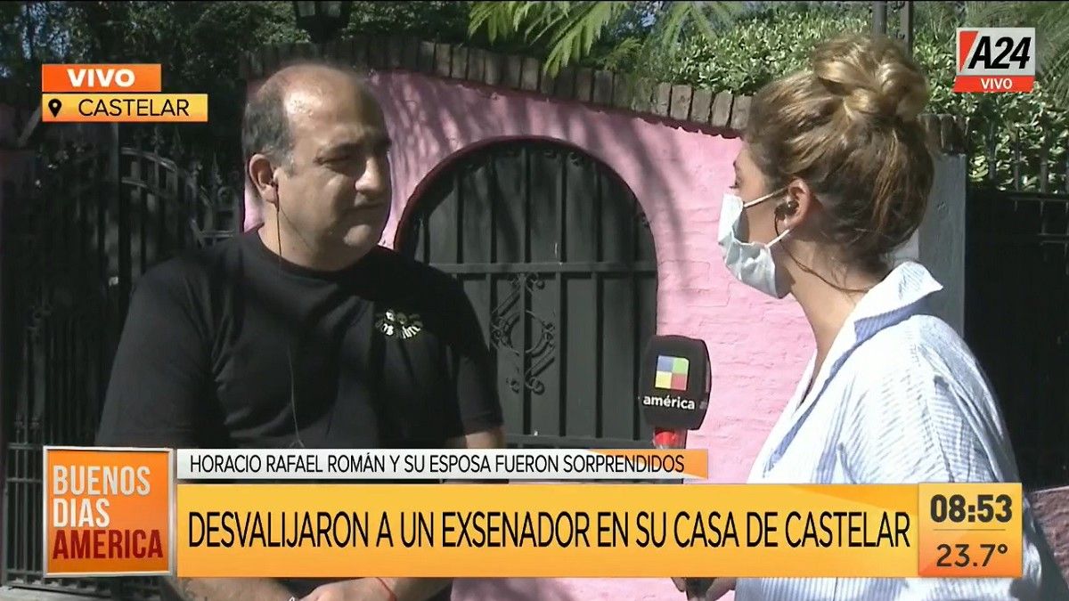 Violento robo en Castelar.&nbsp;