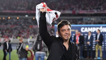 Gallardo cada vez más responsable de River. Gallardo cada vez más responsable de River.