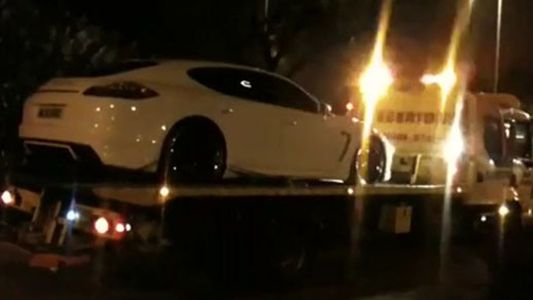 Le confiscaron el Porsche a Carlitos Tevez