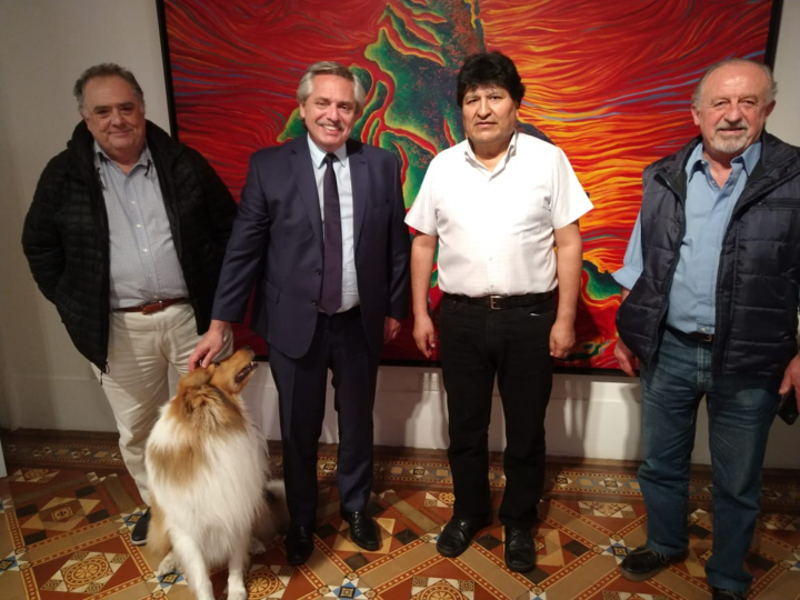 Tras el triunfo del MAS en Bolivia, Alberto agasajó a Evo Morales con una cena en la Quinta de Olivos