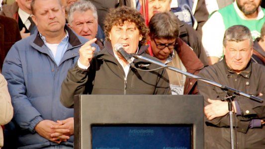 Micheli adelantó que tras la marcha del 4 de abril habrá paro nacional: Si no, los dirigentes estaríamos en problemas