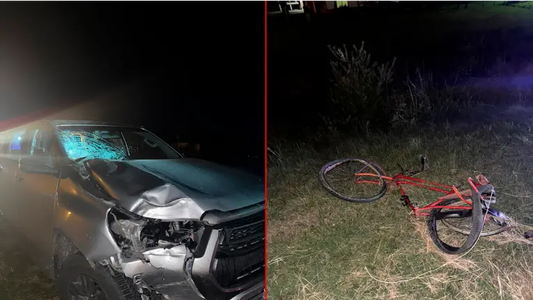 Tragedia en la ruta 11: la muerte de un ciclista embestido por una camioneta