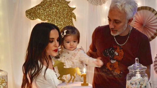 Andy Kusnetzoff festejó el primer cumpleaños de su hija Helena