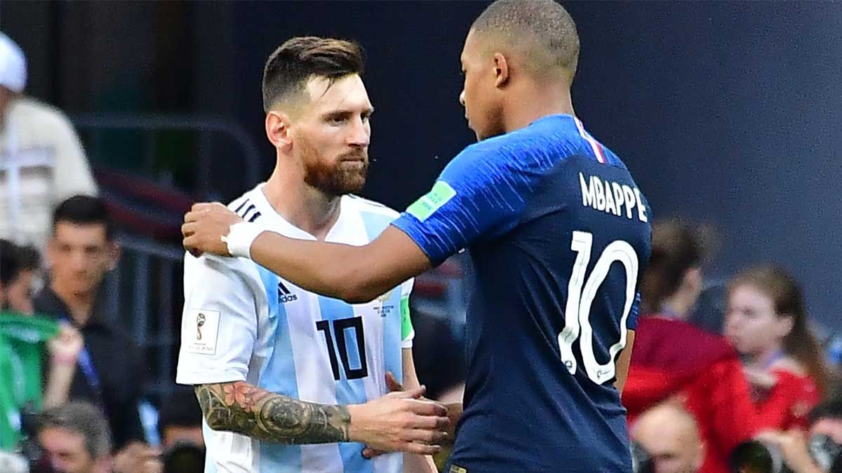 Messi y Mbappé